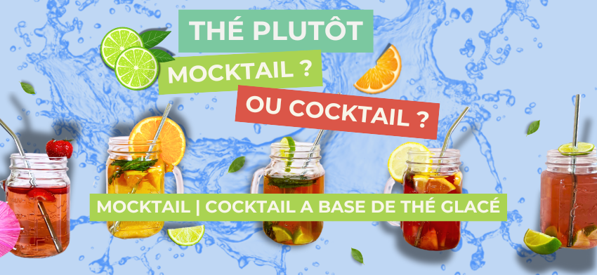 Mocktail cocktail à base de thé glacé